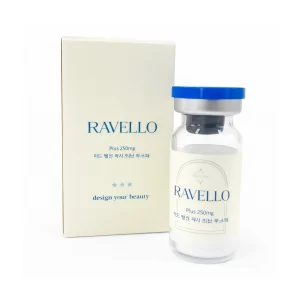 Ravello Skin Booster Plus 250 mg vial y caja original