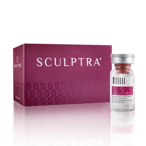 Sculptra ácido poliláctico inyectable con vial y caja original